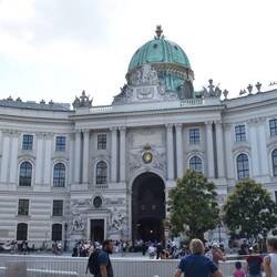 Backside of Hofburg complex