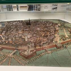 Nice visual of city from before