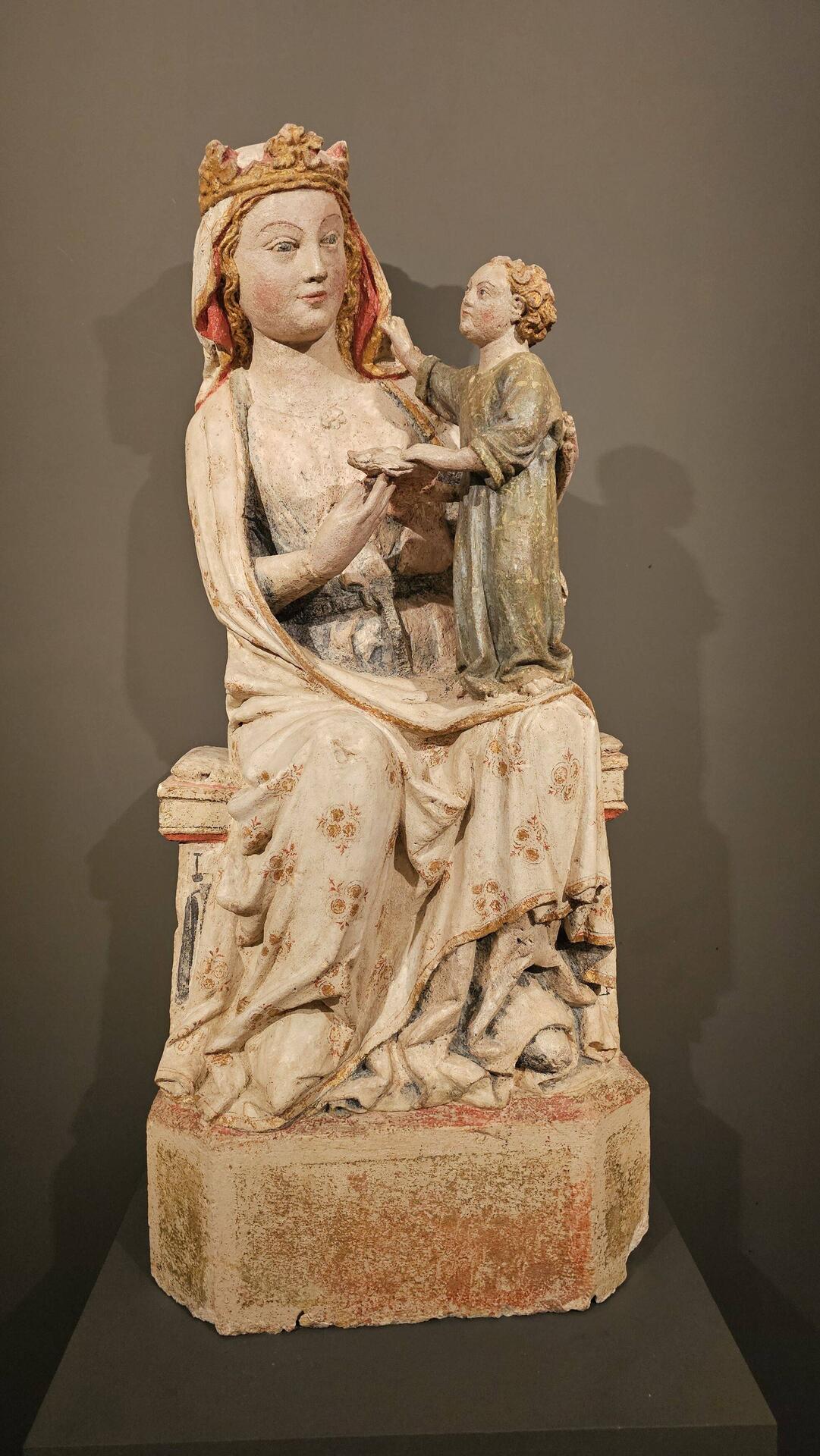 Jomfruen og barnet fra 1400-tallet