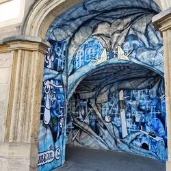 An under pass on the street