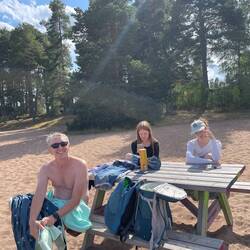 Post swim