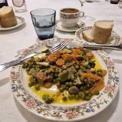 Vegetable stew .