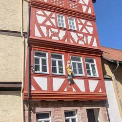 Im Keller dieses Hauses befindet sich eine Mikwe, ein jüdisches Bad