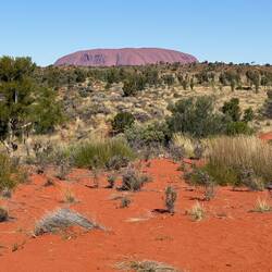 Some rock!! Taken from the lookout in the middle of Yulara