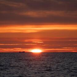 As low as it gets. Tomorrow we shall have the first sunset since about a month.