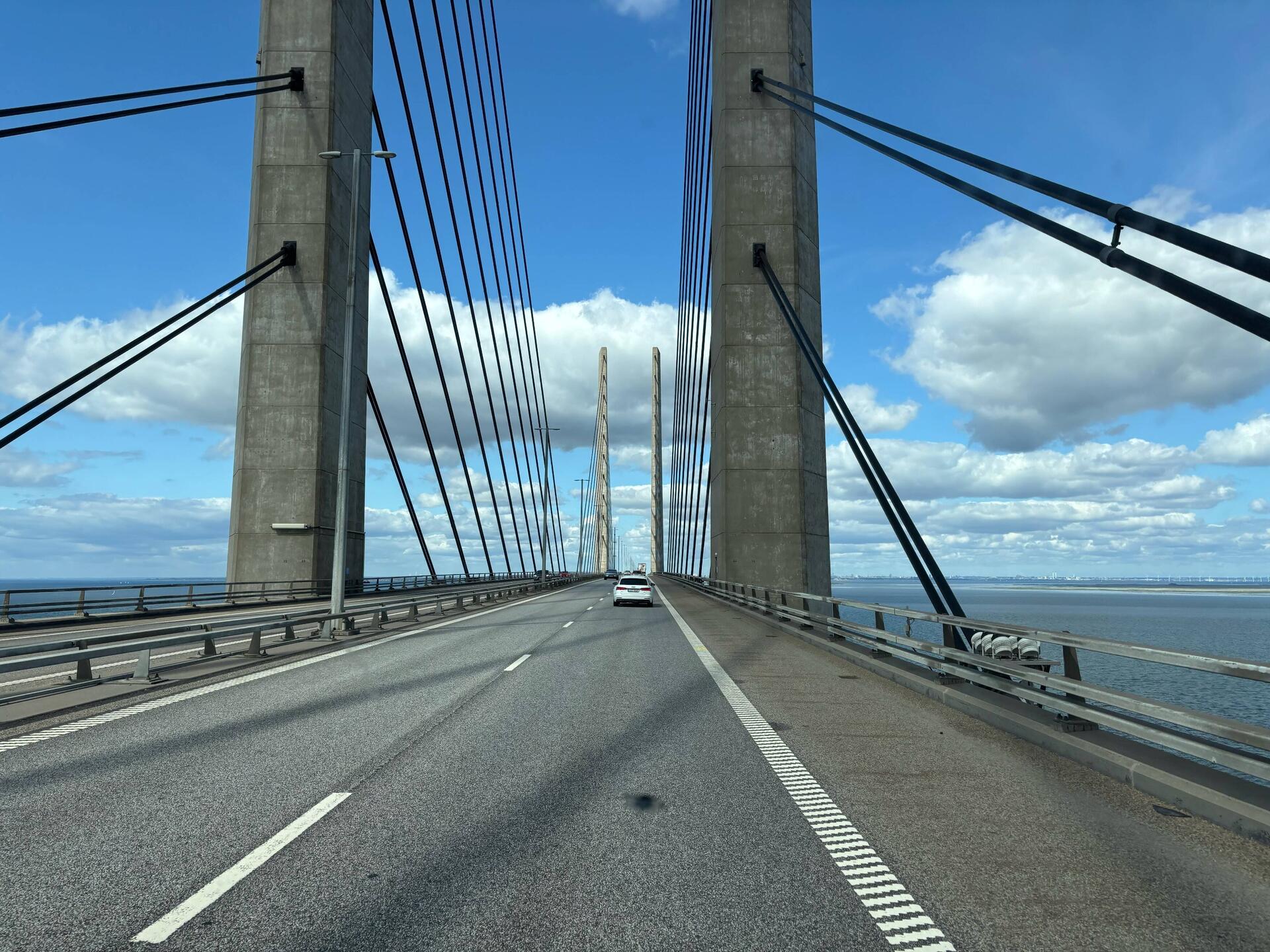 Fahrt über die Øresund Brücke von Malmö nach Kopenhagen