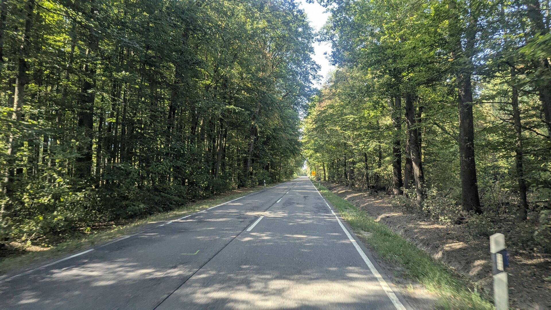 Fahrt durch den Odenwald