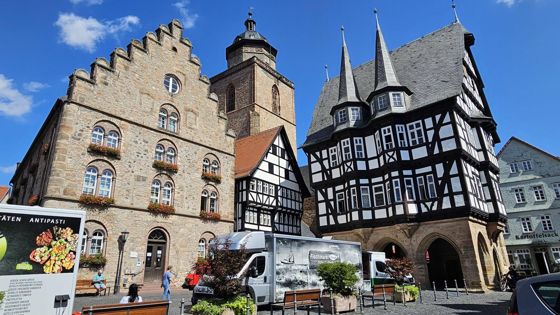 Der schöne Alsfelder Marktplatz