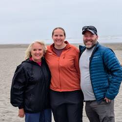 First visit to the Olympic coastline