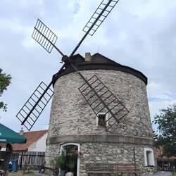 Restored Dutch-style mill