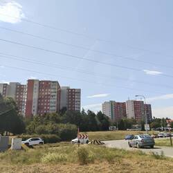 They are making the drab grey Communist buildings colourful