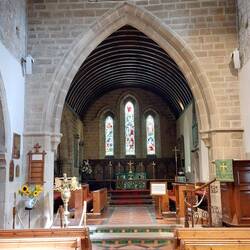 Inside Eyam Church