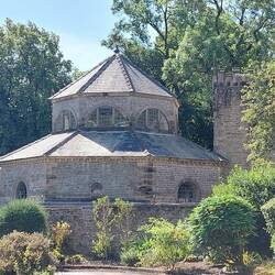 The unusual octagonal nave is one of only two to be found in the UK