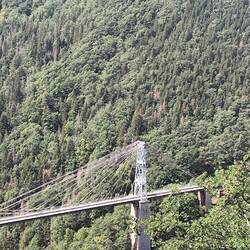 Die berühmte Hängebrücke