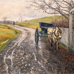 "The Doctor's Horse" (1888) ... Kode Art Permanenten — Bergen, Norway.