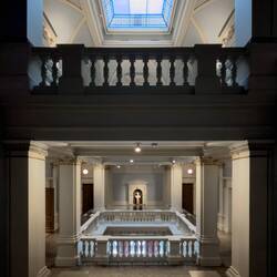From the third floor staircase ... Kode Art Permanenten — Bergen, Norway.