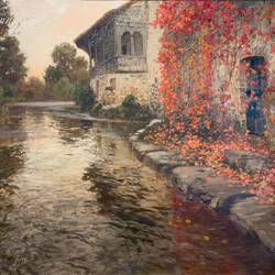 "Foliage, Beaulieu" (1903) ... Kode Art Permanenten — Bergen, Norway.