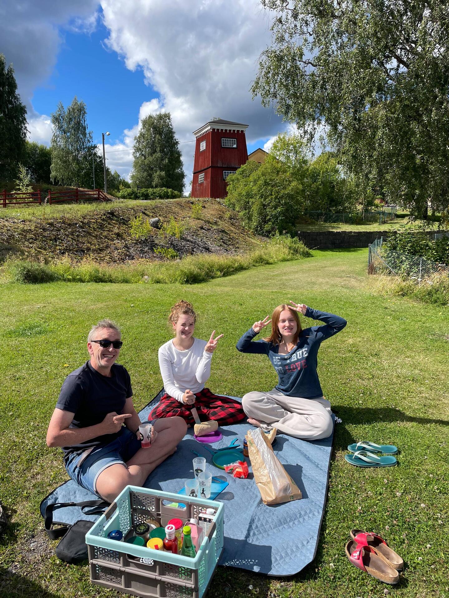 The three of us have lunch every day