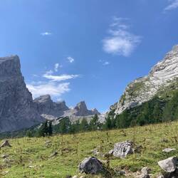 König Watzmann mit der Watzmann-Frau und vier der Kinder