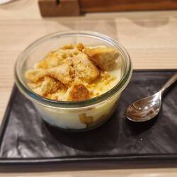 Apfel Crumble als Nachspeise