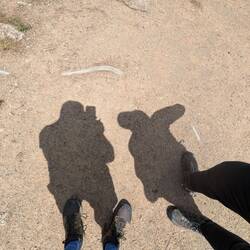 Pilgrim Shadows - popular photo on the Camino