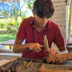 Adding his design