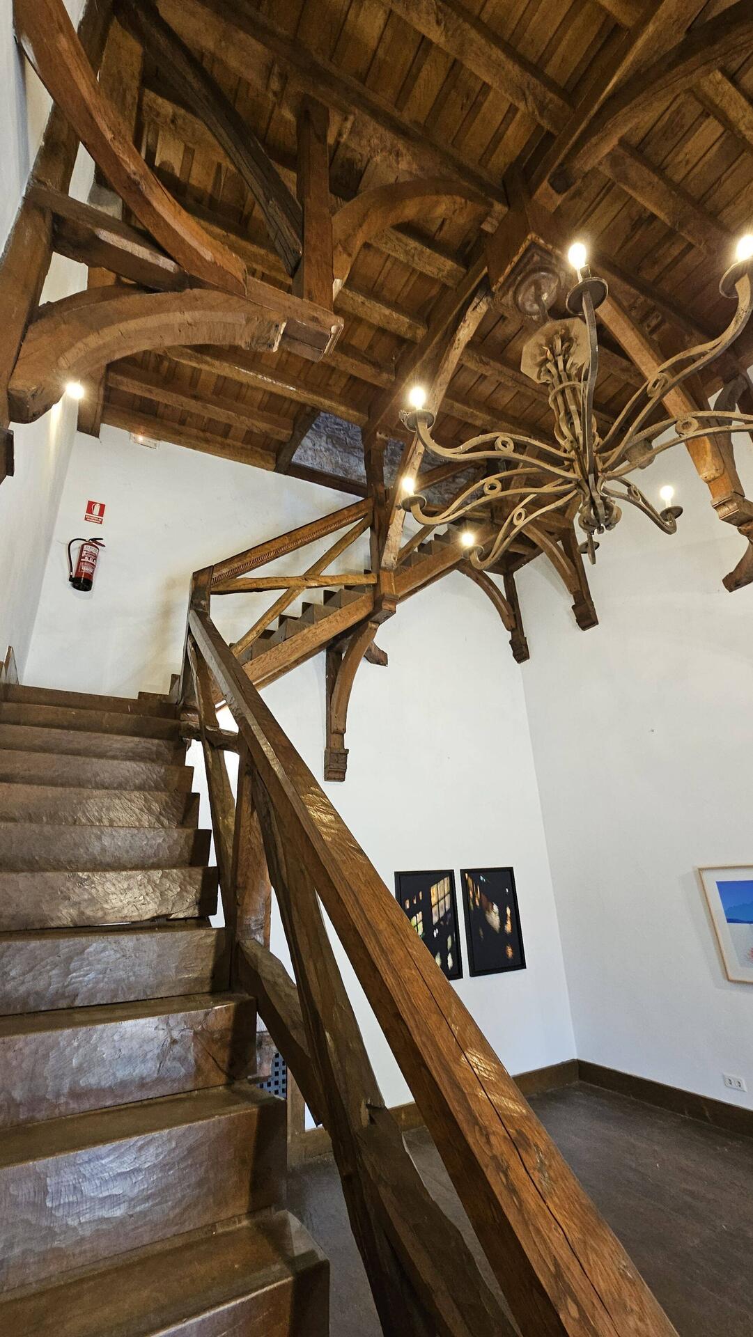 Trappen op i tårnet fra 1500-tallet