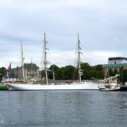 Statsraad Lehmkuhl ... a 3-masted barque rigged training vessel — Bergen, Norway.