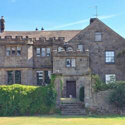 Highlow Hall; a grade II listed historic Elizabethan manor house