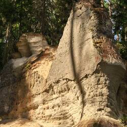 Die Felsen von Sietiņiezis