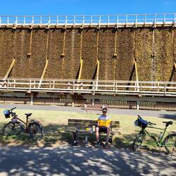 Picknick am Gradierwerk im Salinental.