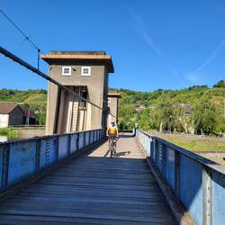 Das Sperrwerk bei Niederhausen.