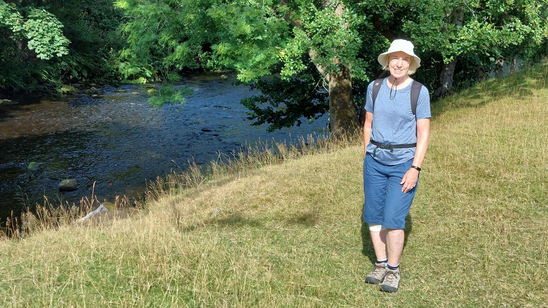 The River Derwent near the start of the walk
