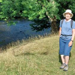 The River Derwent near the start of the walk