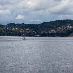 Panorama from the park at the tip of the peninsula ... Nordnes — Bergen, Norway.