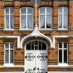 Detail from the old age home for seamen, now converted to apartments ... Nordnes — Bergen, Norway.