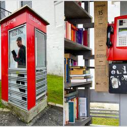 Take a book; leave a book ... Nordnes — Bergen, Norway.