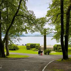 The park at the tip of the peninsula ... Nordnes — Bergen, Norway.