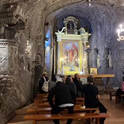 Vermutlich die einzige Kapelle der Welt mit Grubenbahnanschluss 😎