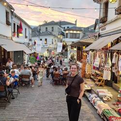 Gasse in Gjirokastra