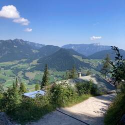 Ein Blick zurück und weiter gehts zur Blaueishütte