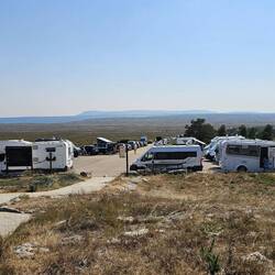 Autocamperne har sikkert været her siden i går eller forgårs