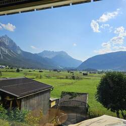 Aussicht aus dem Fenster vom Aufenthaltsraum