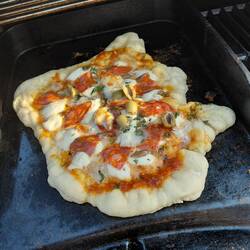 Home made pizza's