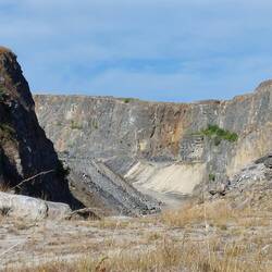 Disused quarry; opencast workings
