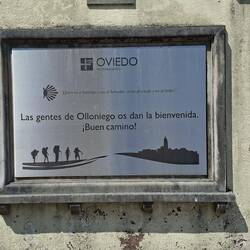 The people of Olloniego welcome pilgrims!