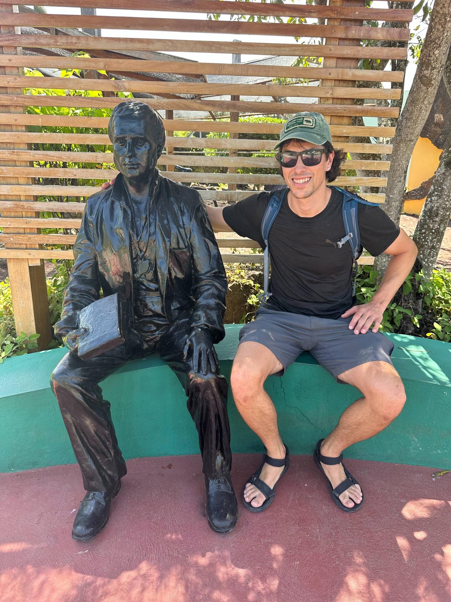 The man himself! And Charles Darwin 😉