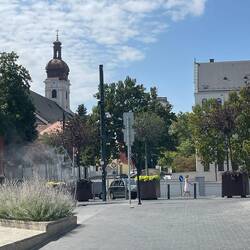 Pretty town of Gyor