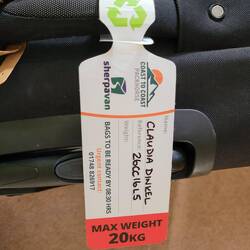 Werden auch gewogen, ob unter 20 kg