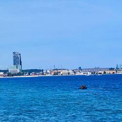 Blick auf Gdynia